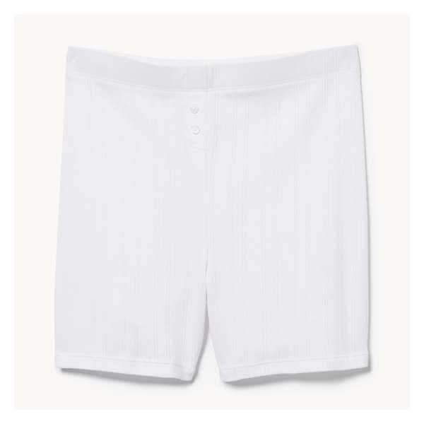 Pajama Short - White