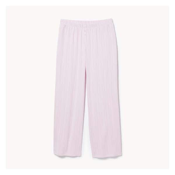 Pointelle Pajama Pant - Pale Pink