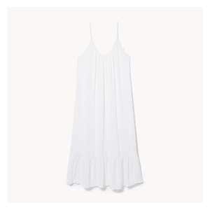Woven Maxi Dress Cover-Up - White