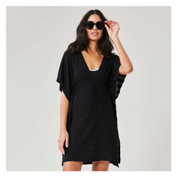 Women's Knit Poncho Cover-Up