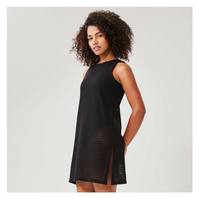 Women's Crochet Tank Dress Cover-Up