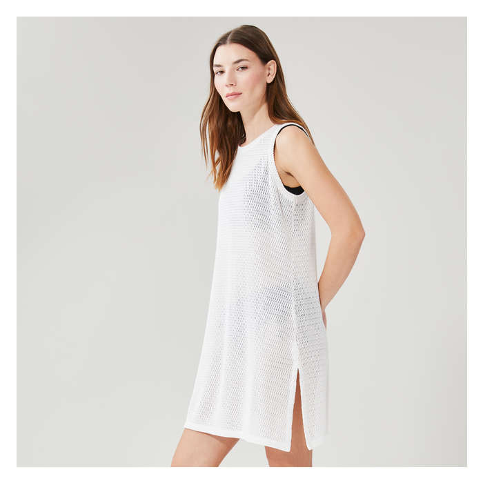 Women's Crochet Tank Dress Cover-Up