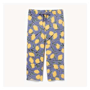 Crop Pajama Pant - Dark Blue