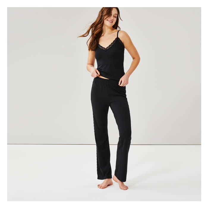 Women's Modal Lace Flare Sleep Pant