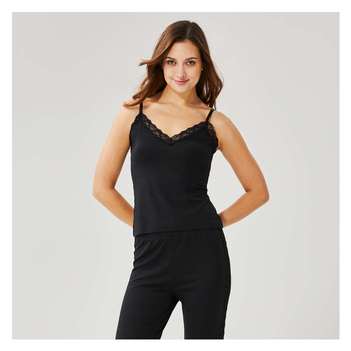 Women's Modal Lace Sleep Tank