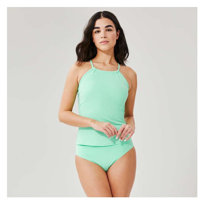 Women's High Neck Swim Top