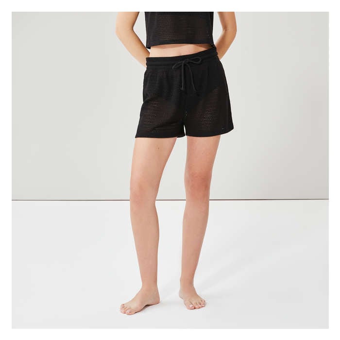 Women's Crochet Short Cover-Up