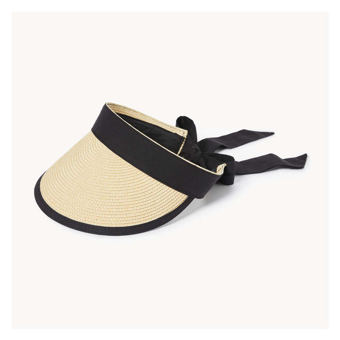 Women's Straw Sun Visor