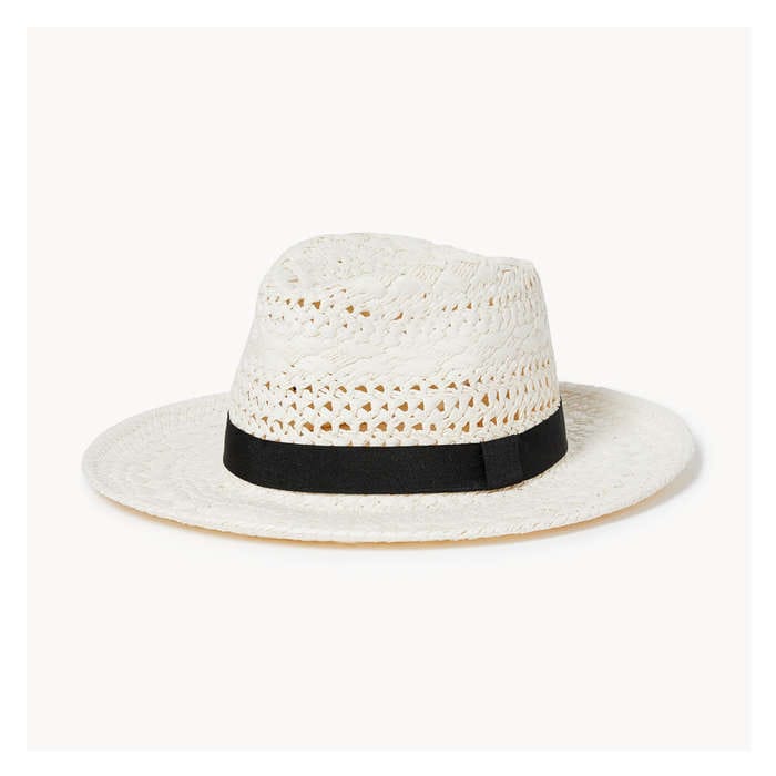 Women's Textured Straw Fedora