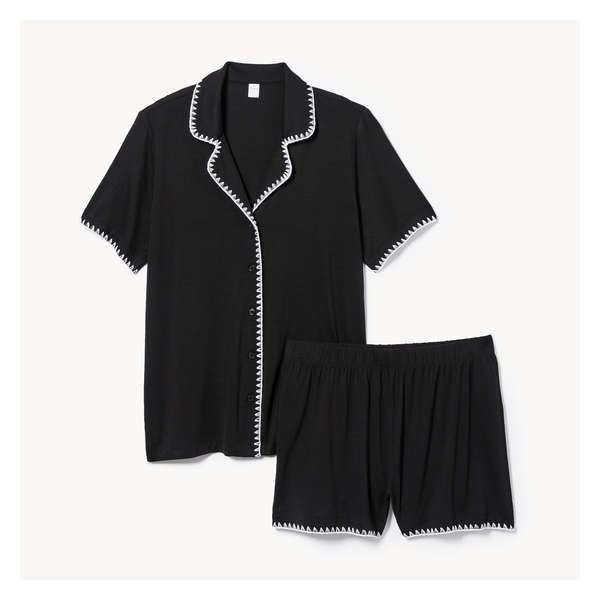 2-Piece Pajama Set - JF Black