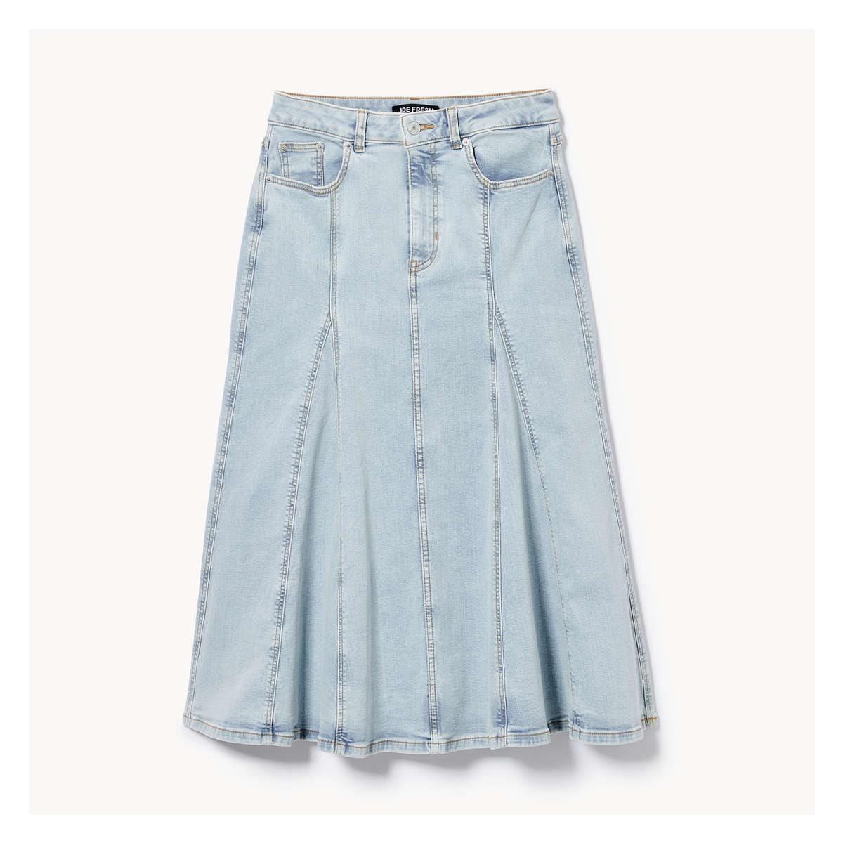 Denim Midi Skirt