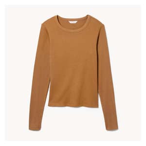 Rib Long Sleeve - Brown