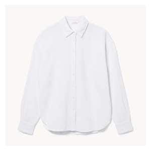 Oversized Cotton Gauze Shirt - Bright White