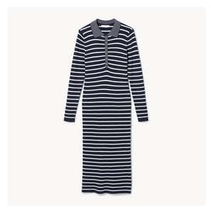 Polo Sweater Dress - Navy