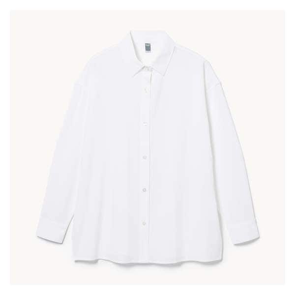 On-the-Go Oversized Shirt - White