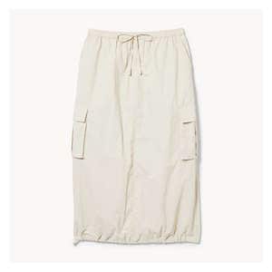 Midi Cargo Skirt - Light Sand