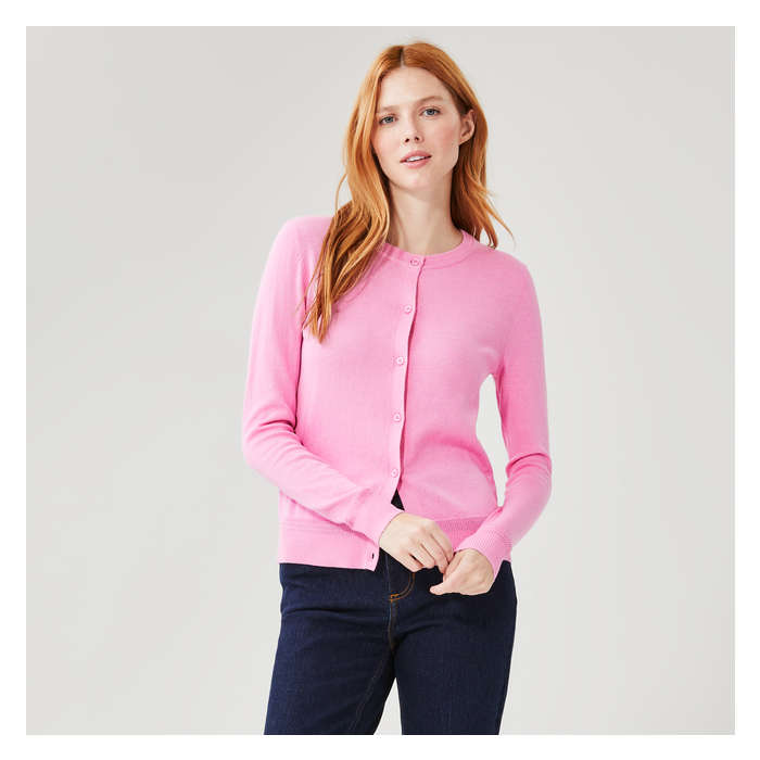 Women's Classic Cardigan - Mauve