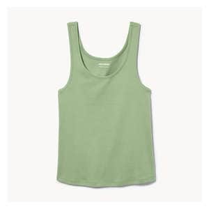Organic Cotton Essential Tank - Light Green