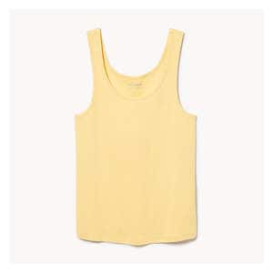 Organic Cotton Essential Tank - Pastel Yellow