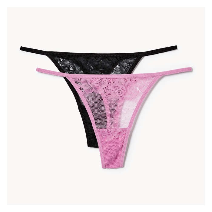 Women's 2 Pack String Thong - Mauve