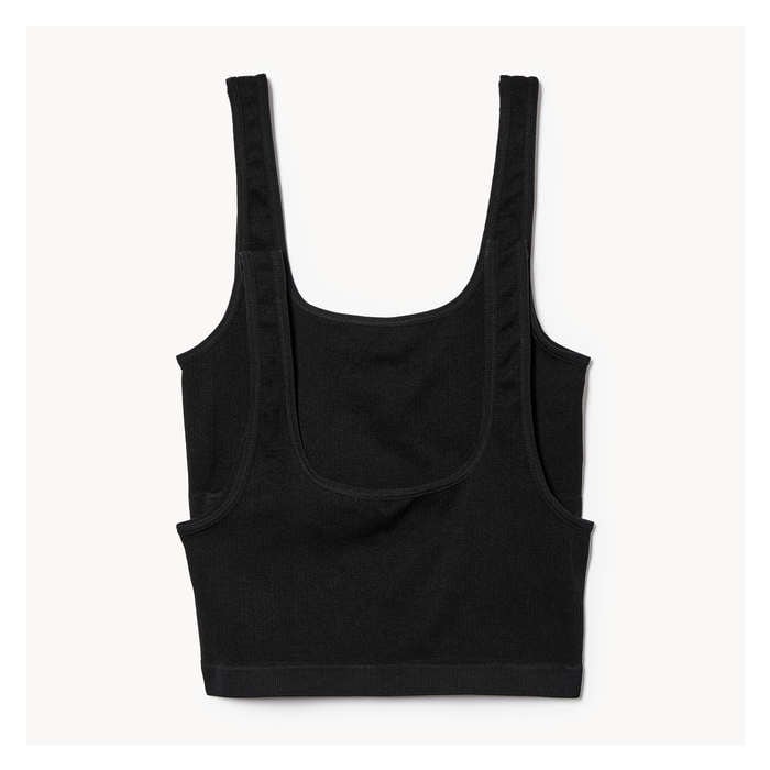 Women's 2 Pack Seamless Rib Bralette - Black