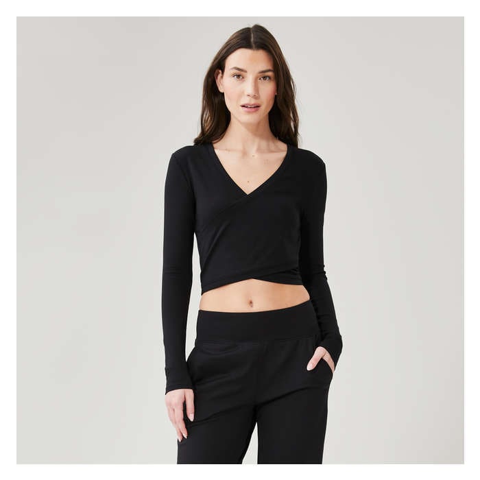 Women's Active Crop Long Sleeve