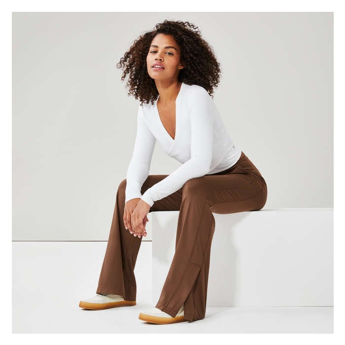 Women's Active Flare Pant - Brown