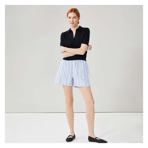 Short Sleeve Pullover - JF Black