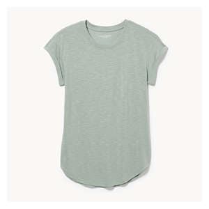 Active Roll Sleeve T-Shirt - Pale Green