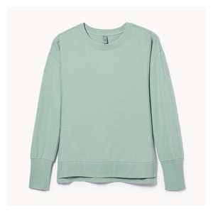 Active Terry Pullover - Pale Green