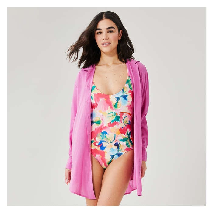 Women's Cross-Back Swimsuit