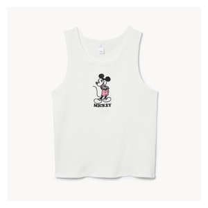Mickey Mouse Tank - Off White
