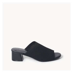 Knit Block Heel - Black