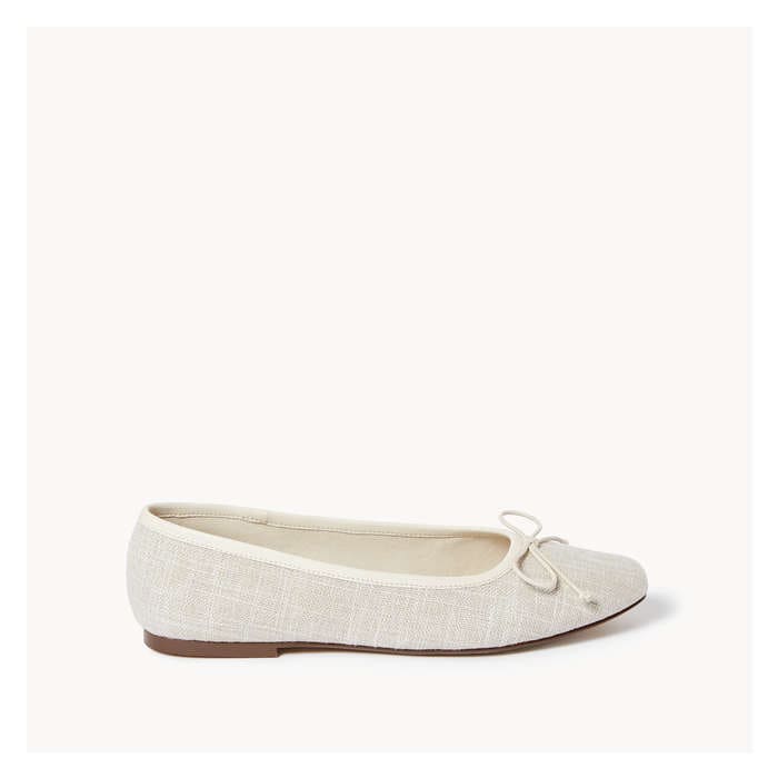 Women's Linen-Blend Flats