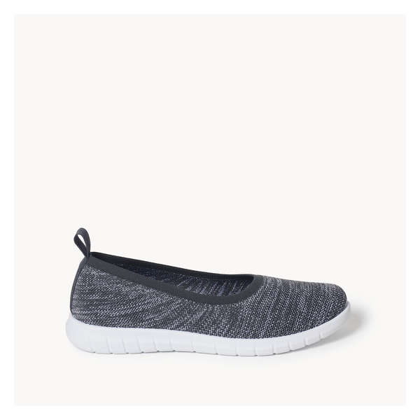 Athletic Ballerina Shoes - Grey Mix