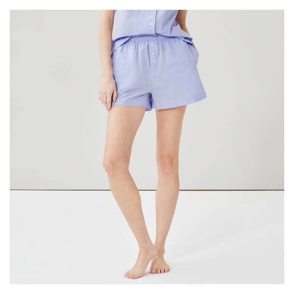 Poplin Pajama Short - Light Purple
