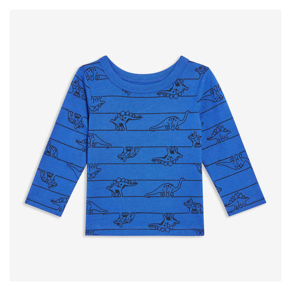 Baby Boys' Printed Long Sleeve - Blue