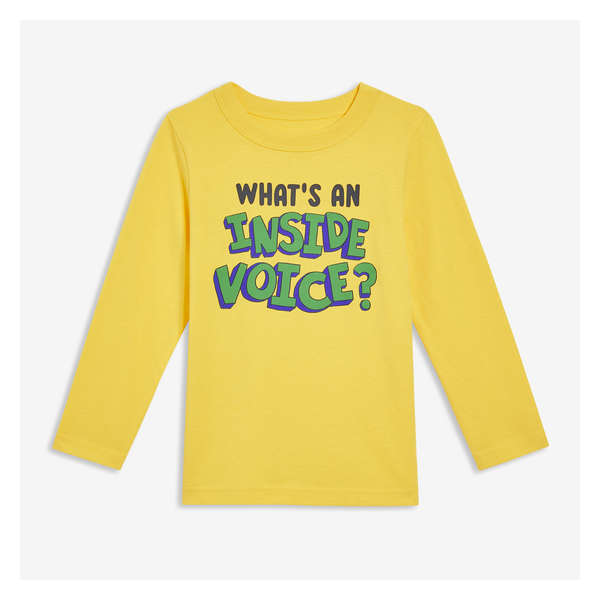 Toddler Boys' Graphic Long Sleeve - Yellow