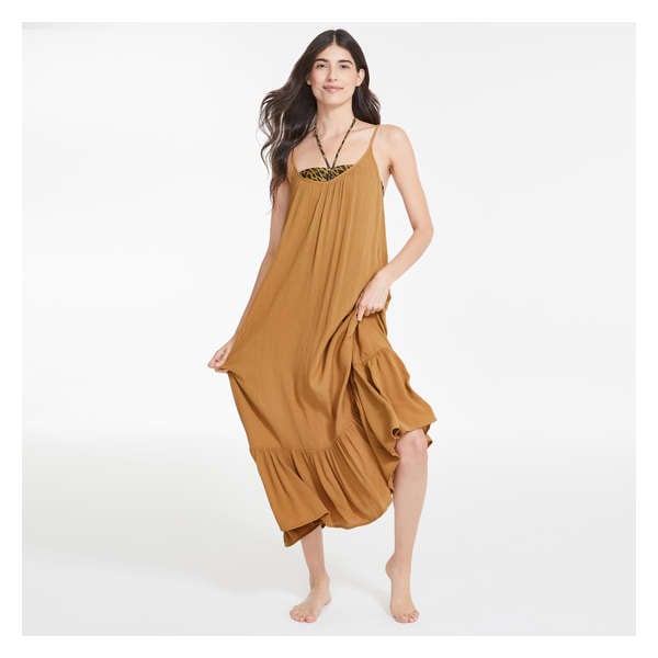 Maxi Dress Cover-Up - Brown