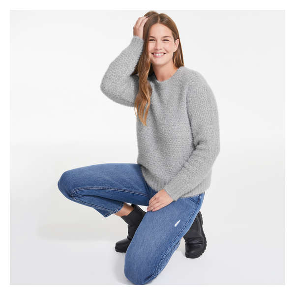 Chenille Sweater - Grey