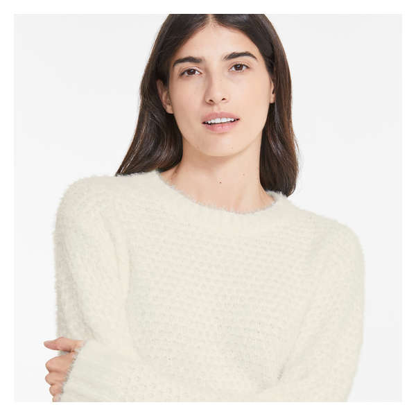Chenille Sweater - Off White