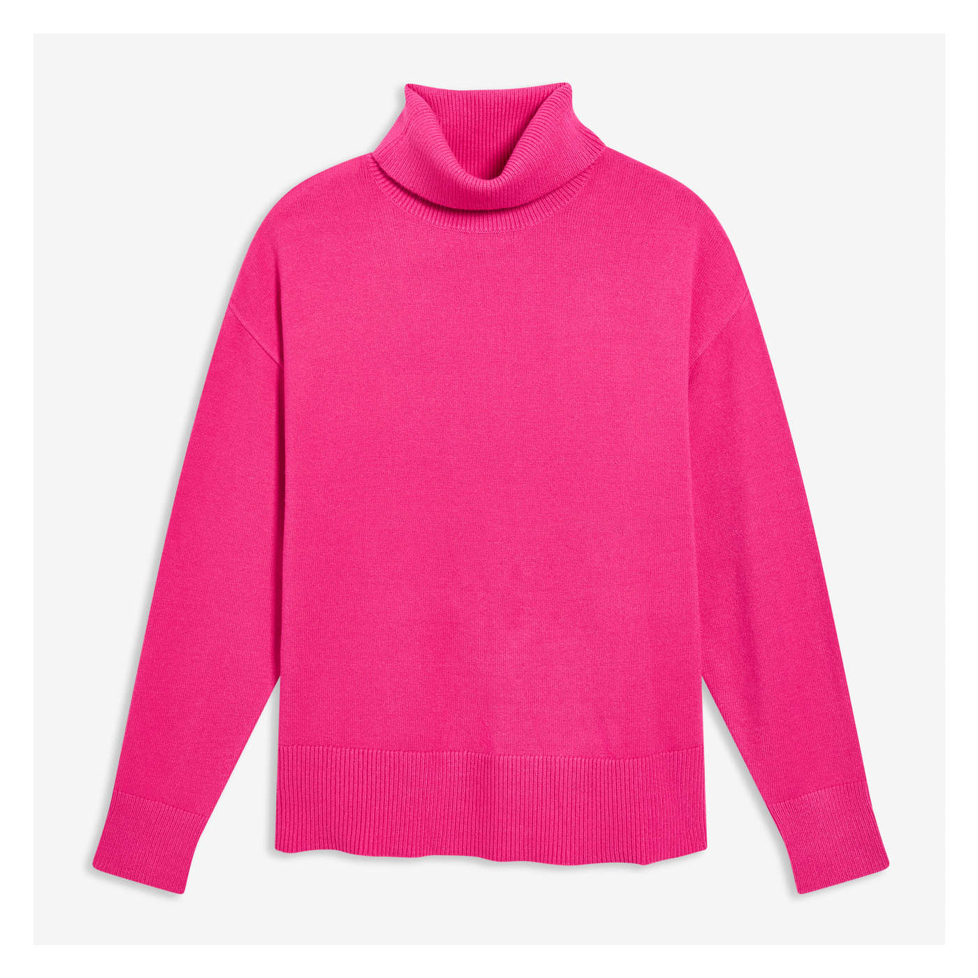 Women+ Turtleneck Pullover in Fuchsia from Joe Fresh