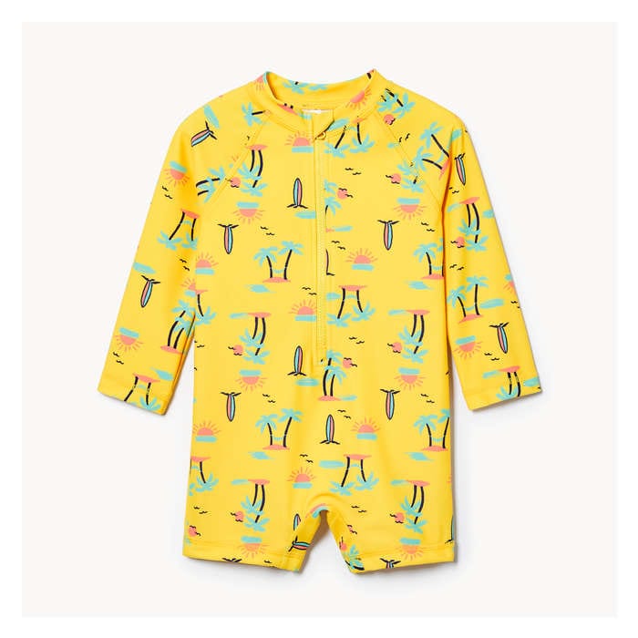 Baby Boys' Rash Guard Swimsuit