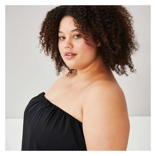 Maillot de bain à licou à encolure Femmes+ - Noir