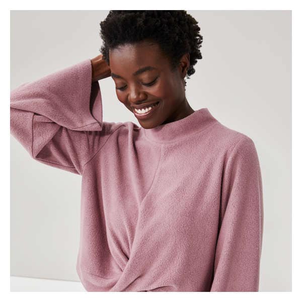 Terry Pajama Pullover - Dusty Rose