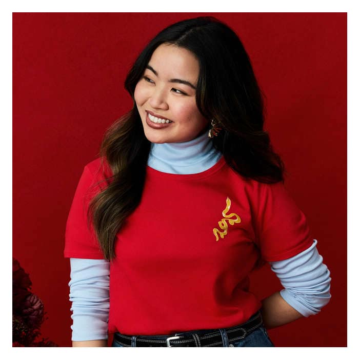 Women's Year of The Snake T-Shirt - Red