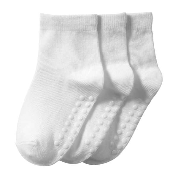 Toddler Girls’ 3 Pack Crew Socks - White