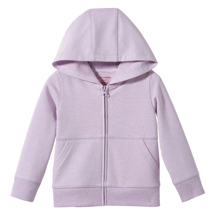 Toddler Girls’ Hoodie in Light Purple Mix from Joe Fresh