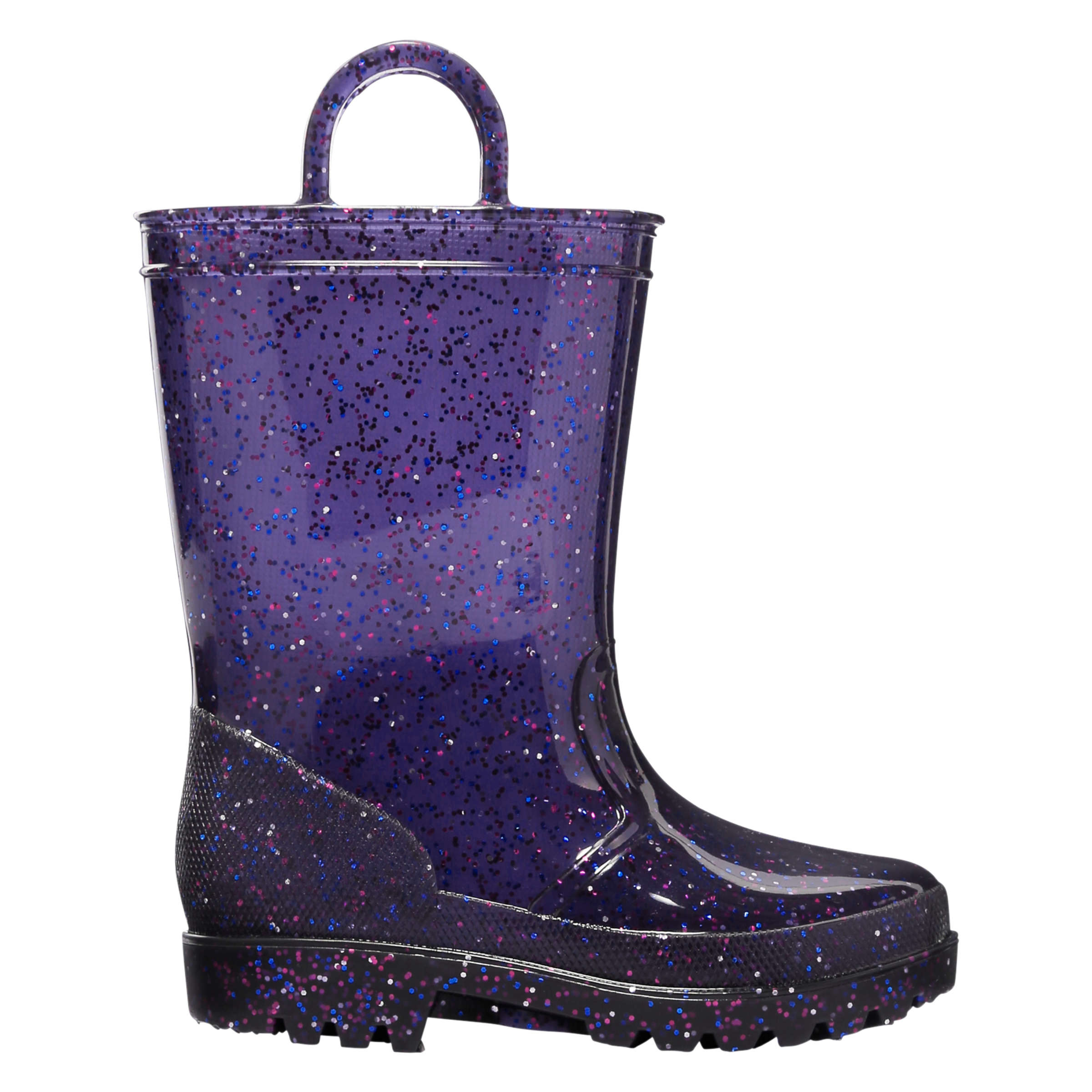 girls sparkle rain boots