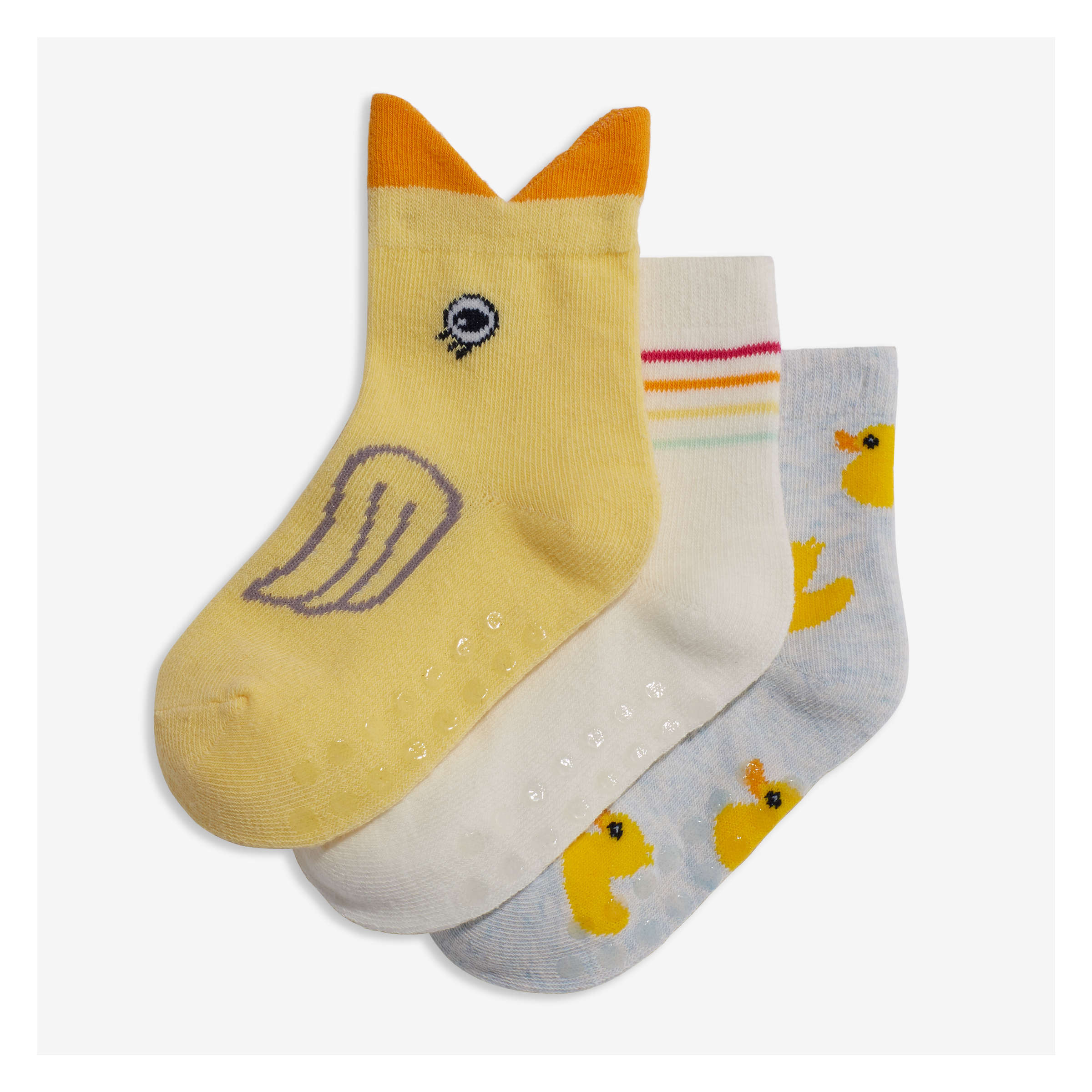 yellow toddler socks